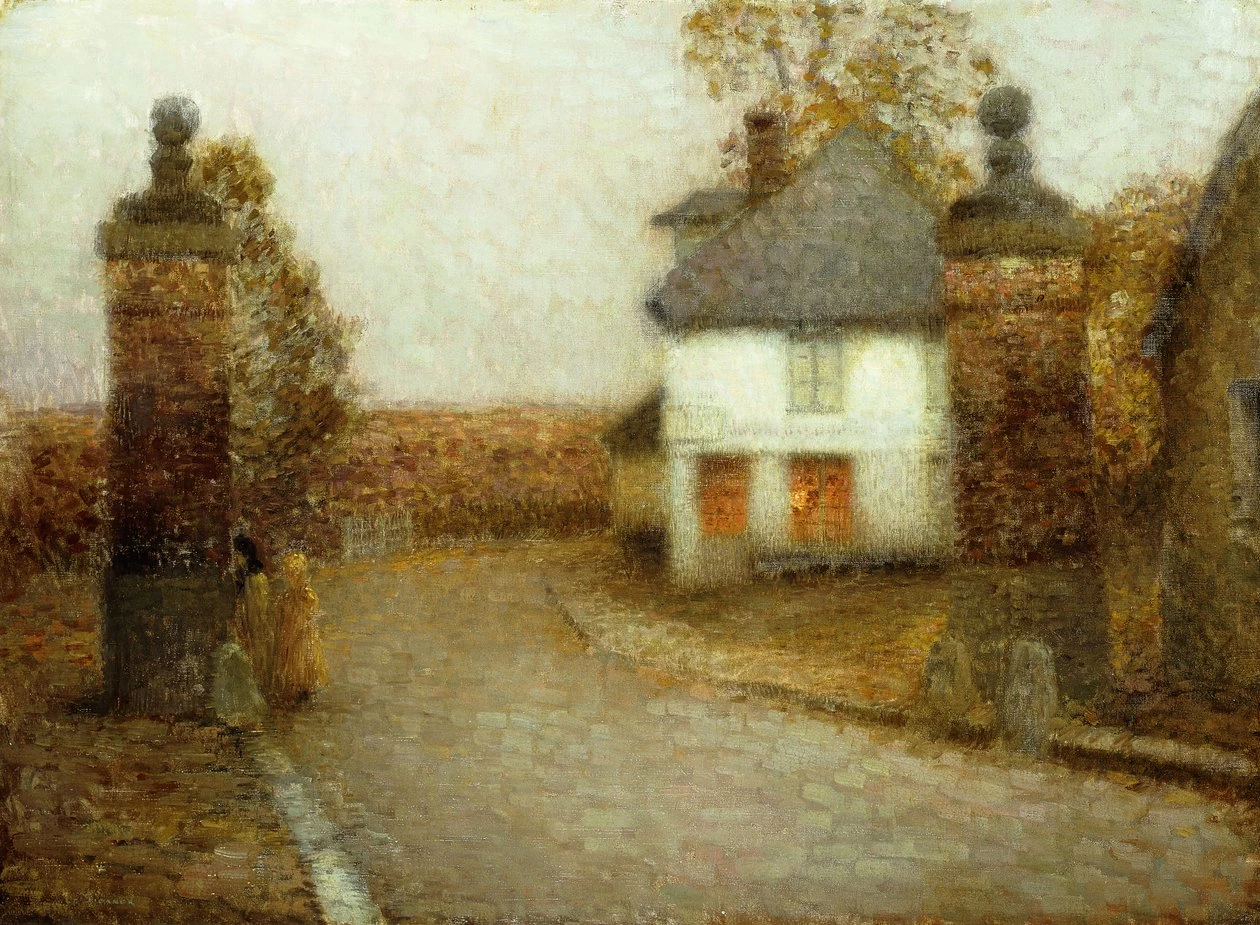 Henri Le Sidaner - I pilastri, Gerberoy